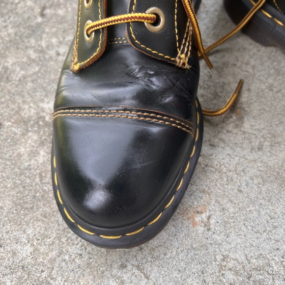 🥾 Vintage Dr. Martens Black Cappers | Sz 7M | 9W | 41EU - Picture 10 of 11